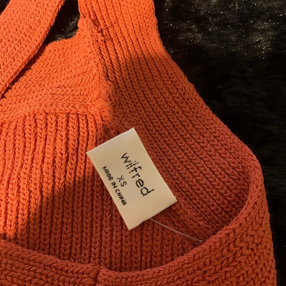 WILFRED CAYENNE TOP IN ORANGE RUST - Picture 5 of 5